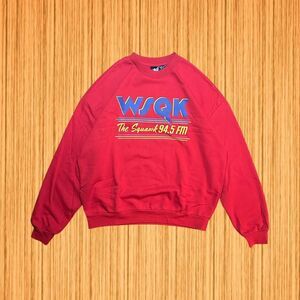 Stranger Things WSQK The Squawk 94.5 FM Red Sweatshirt